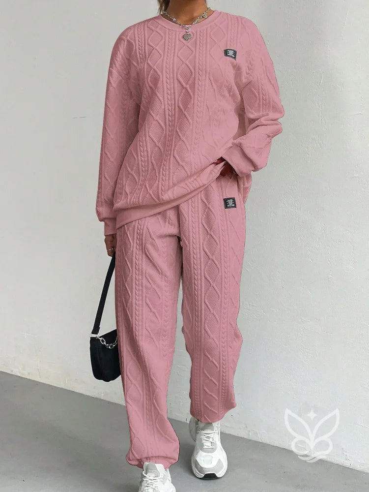 Conjunto Moletom Casual Blusão E Calça Conjunto Moletom Casual Blusão E Calça
