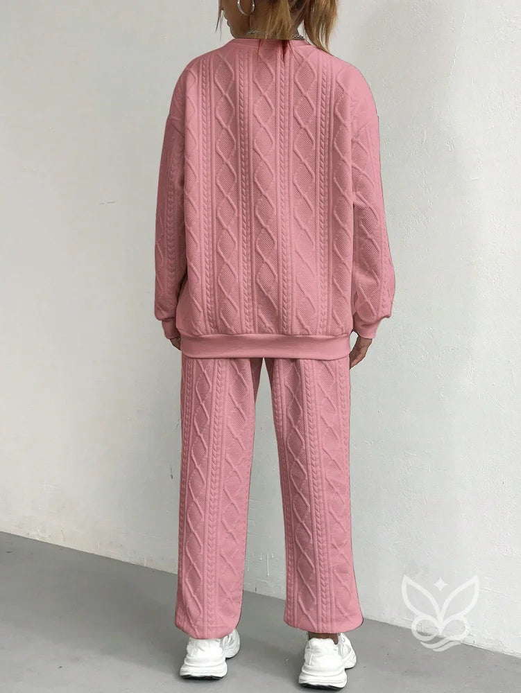 Conjunto Moletom Casual Blusão E Calça Conjunto Moletom Casual Blusão E Calça