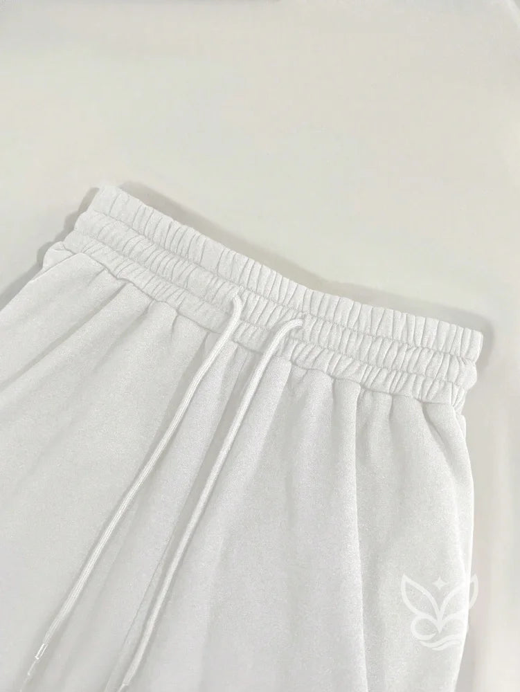 Conjunto Top Cropped Com Alça Única E Calça Jogger Conjunto Top Cropped Com Alça Única E Calça Jogger