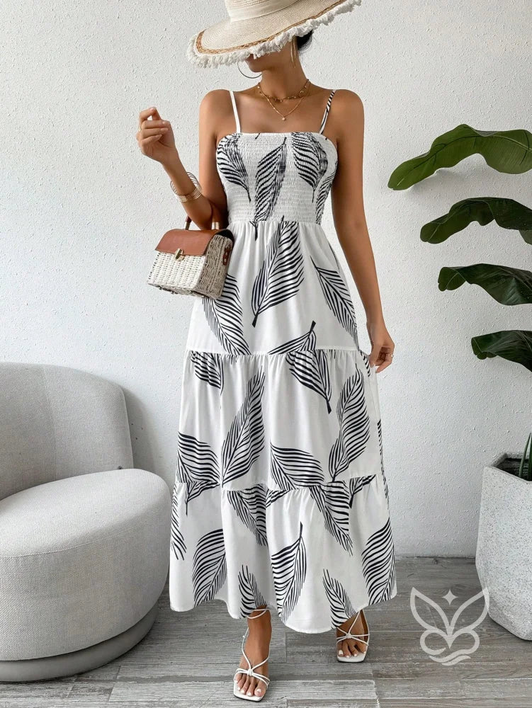 Vestido De Alças Finas Com Detalhe Franzido E Transpassado Vestido De Alças Finas Com Detalhe Franzido E Transpassado