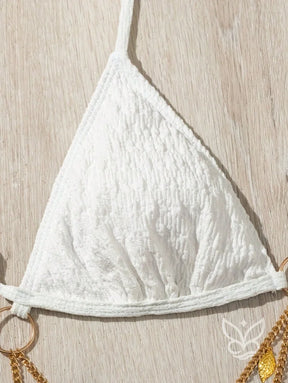 Biquíni Cortininha Com Correntes Decorativas Biquíni Cortininha Com Correntes Decorativas