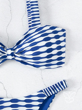 Biquíni Estampado Com Top Estruturado E Franzido Biquíni Estampado Com Top Estruturado E Franzido