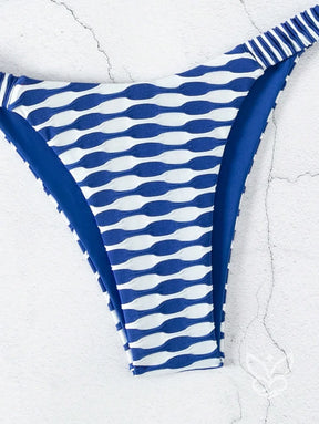 Biquíni Estampado Com Top Estruturado E Franzido Biquíni Estampado Com Top Estruturado E Franzido