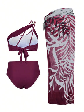 Biquíni Halter Com Top Separado E Saída Saia Praia Biquíni Halter Com Top Separado E Saída Saia Praia