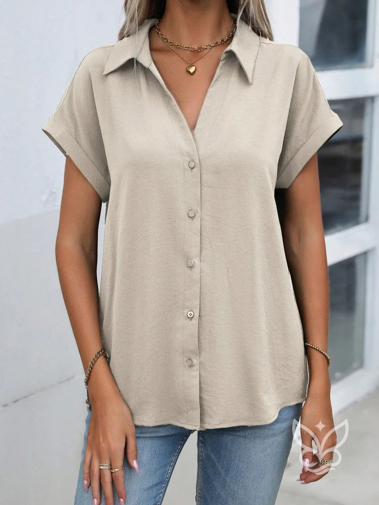 Blusa Gola Lapela Com Manga Morcego Curta Damasco / PP Blusa Gola Lapela Com Manga Morcego Curta