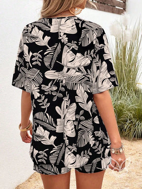 Conjunto Blusa Estampada e Short Charmoso Conjunto Blusa Estampada e Short Charmoso