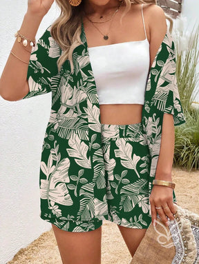 Conjunto Blusa Estampada e Short Charmoso Conjunto Blusa Estampada e Short Charmoso
