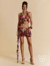 Conjunto Co-ord Estampado Com Babados Delicados Estampa 1 / PP Conjunto Co-ord Estampado Com Babados Delicados
