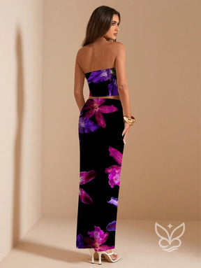 Conjunto Co-ord Estampado Com Top Ajustado Conjunto Co-ord Estampado Com Top Ajustado