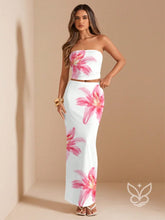Conjunto Co-ord Estampado Com Top Ajustado Branco / PP Conjunto Co-ord Estampado Com Top Ajustado