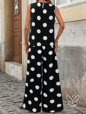 Conjunto Co-ord Estampado Floral Pantalona E Regata Larga Conjunto Co-ord Estampado Floral Pantalona E Regata Larga