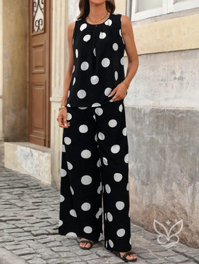 Conjunto Co-ord Estampado Floral Pantalona E Regata Larga Conjunto Co-ord Estampado Floral Pantalona E Regata Larga