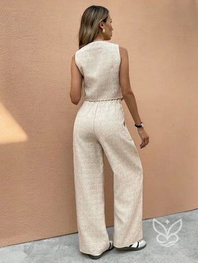 Conjunto Colete Abotoado E Calça Social Conjunto Colete Abotoado E Calça Social