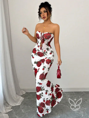 Conjunto Saia Longa E Cropped Tomara Que Caia Estampa Floral Conjunto Alfaiataria Cropped De Alças Finas E Calça