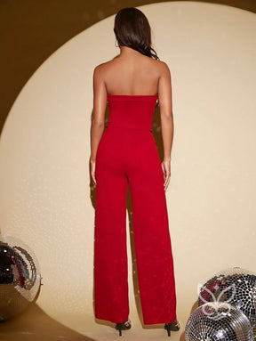 Conjunto Tubinho Sem Alças E Calça Pantalona Conjunto Tubinho Sem Alças E Calça Pantalona