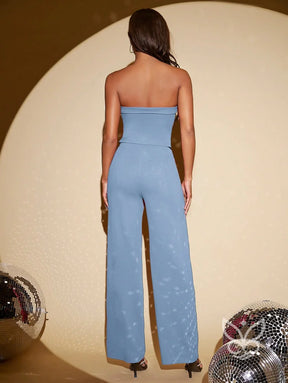 Conjunto Tubinho Sem Alças E Calça Pantalona Conjunto Tubinho Sem Alças E Calça Pantalona