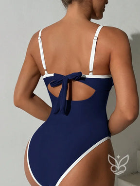 Maiô Modelador Com Bojo E Detalhes Contrastantes Maiô Modelador Com Bojo E Detalhes Contrastantes