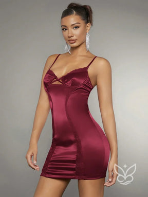 Vestido Bodycon Com Bustier Detalhes Em Renda E Alças Finas Vestido Bodycon Com Bustier Detalhes Em Renda E Alças Finas