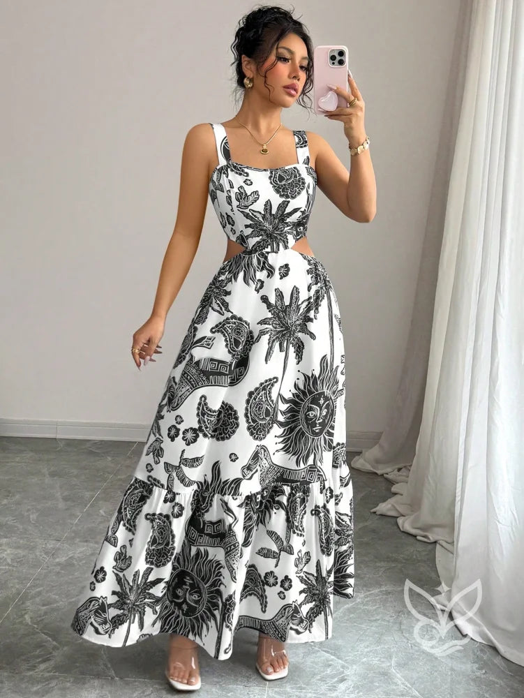 Vestido Com Decote Quadrado E Costas Abertas Com Amarração Preto / PP Vestido Com Decote Quadrado E Costas Abertas Com