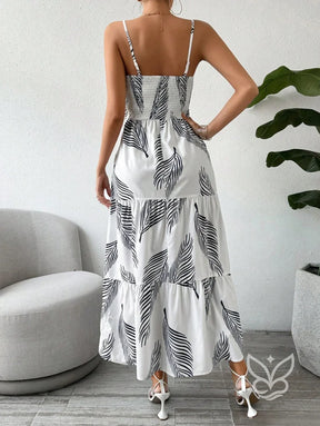 Vestido De Alças Finas Com Detalhe Franzido E Transpassado Vestido De Alças Finas Com Detalhe Franzido E Transpassado