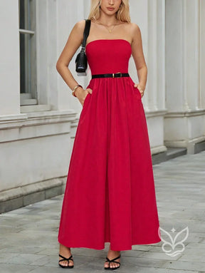 Vestido Longo Tomara Que Caia Com Barra E Estampa Minimalista Vestido Longo Tomara Que Caia Com Barra E Estampa