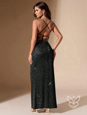 Vestido Longo Tomara Que Caia Com Fenda Lateral Vestido Longo Tomara Que Caia Com Fenda Lateral