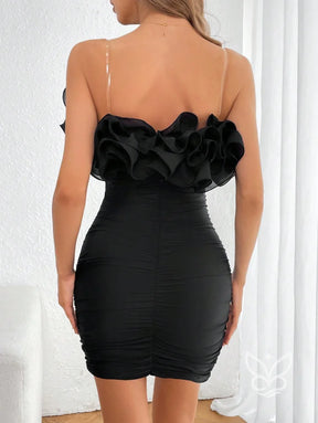 Vestido Tomara Que Caia Plissado Com Barra De Renda Exagerada Vestido Tomara Que Caia Plissado Com Barra De Renda