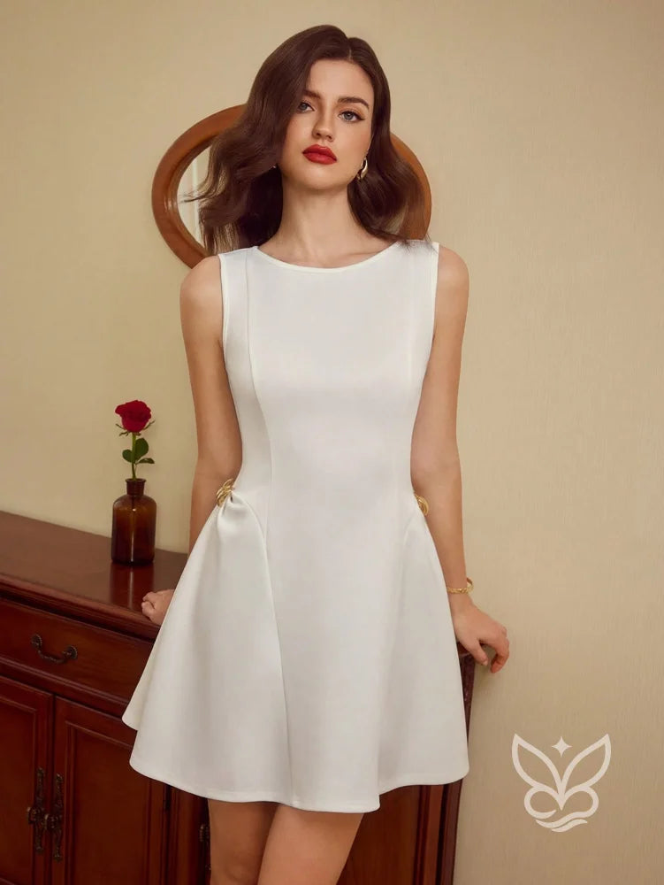 Vestido Tubinho Com Fivela Lateral E Alta Elasticidade Vestido Tubinho Com Fivela Lateral E Alta Elasticidade