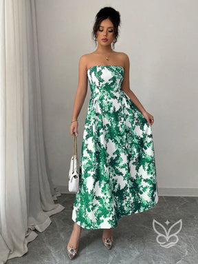 Vestido Tubinho Estampado Com Caimento Ajustado Estilo Casual Vestido Tubinho Estampado Com Caimento Ajustado Estilo