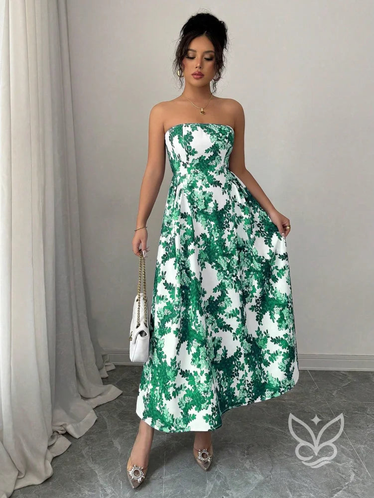 Vestido Tubinho Estampado Com Caimento Ajustado Estilo Casual Vestido Tubinho Estampado Com Caimento Ajustado Estilo