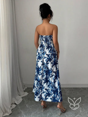 Vestido Tubinho Estampado Com Caimento Ajustado Estilo Casual Vestido Tubinho Estampado Com Caimento Ajustado Estilo