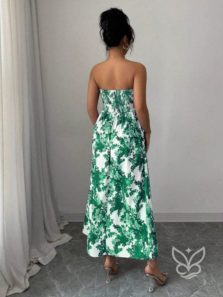 Vestido Tubinho Estampado Com Caimento Ajustado Estilo Casual Vestido Tubinho Estampado Com Caimento Ajustado Estilo