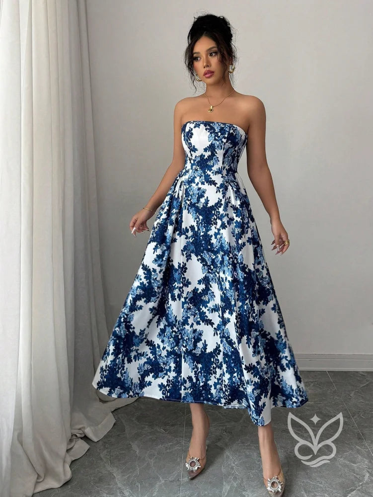 Vestido Tubinho Estampado Com Caimento Ajustado Estilo Casual Vestido Tubinho Estampado Com Caimento Ajustado Estilo
